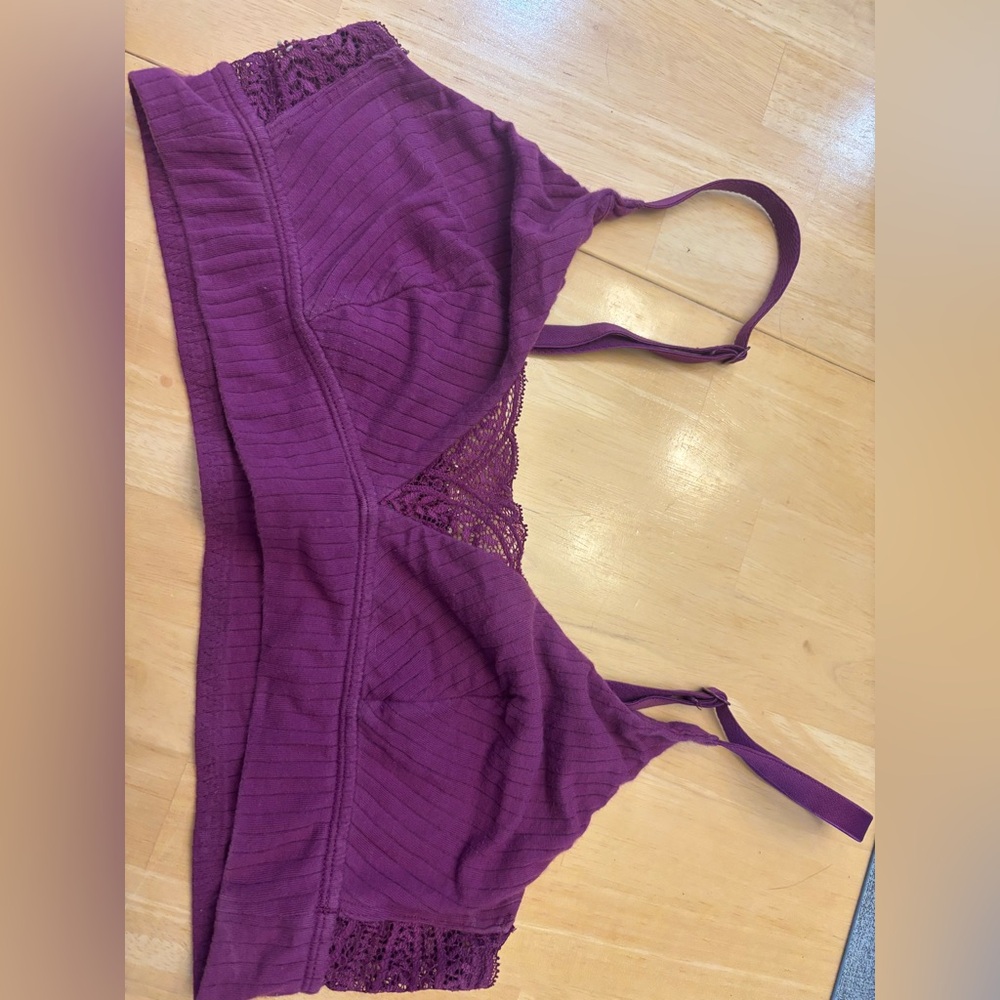 Adore Me Purple Lace Bralette